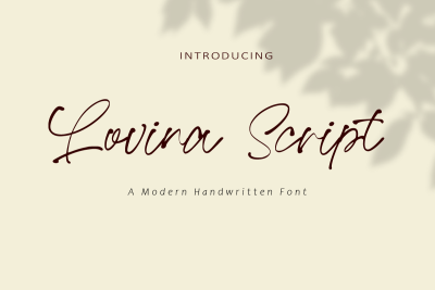 Lovina Script